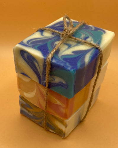 The Triology Gift Soap Set: 3 soap wrapped together