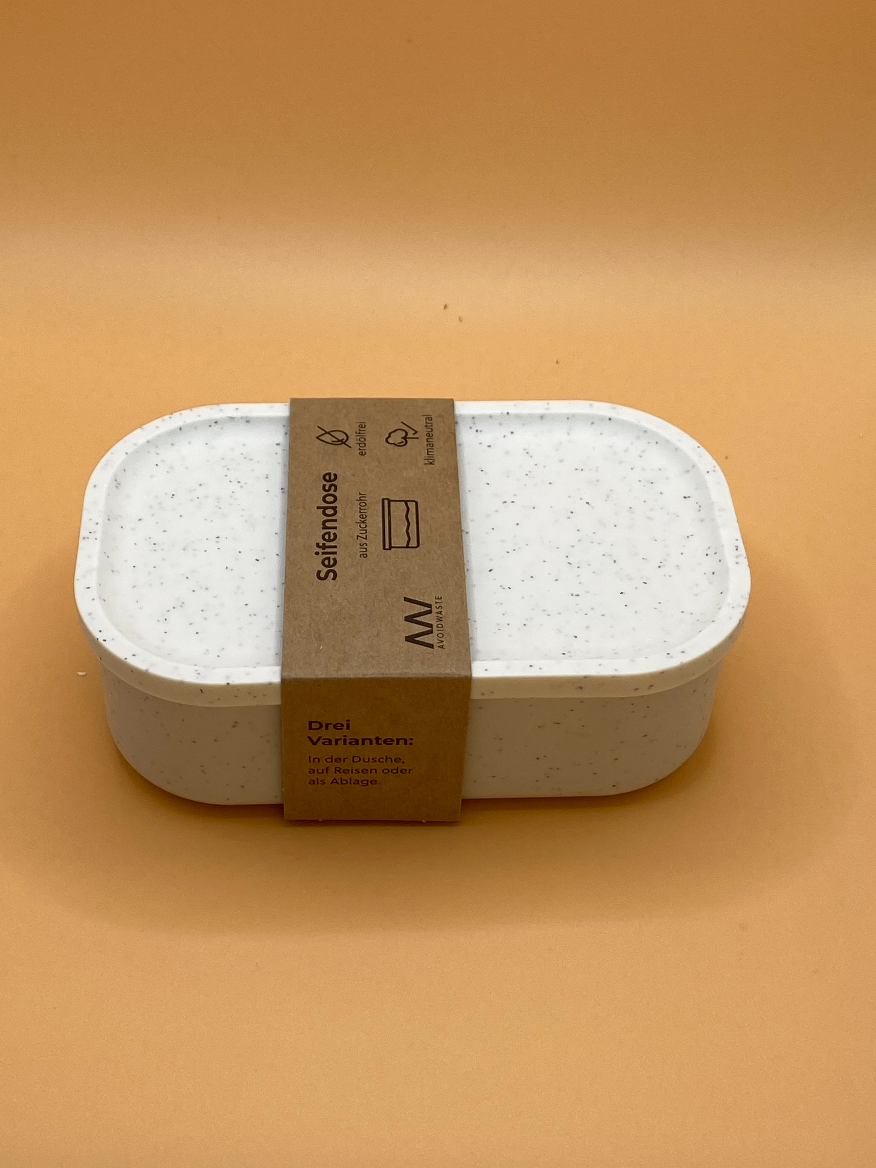 Travel soap box (white)