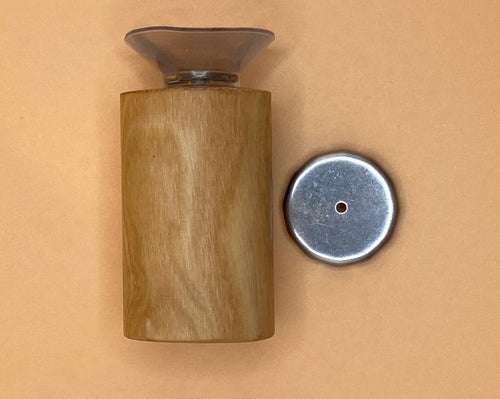 Magnetic soap holder (olive wood) - small