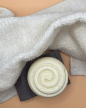 Load image into Gallery viewer, Guest towel with a soap on a soap dish
