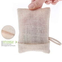 Load image into Gallery viewer, Natural jute soap saver bag
