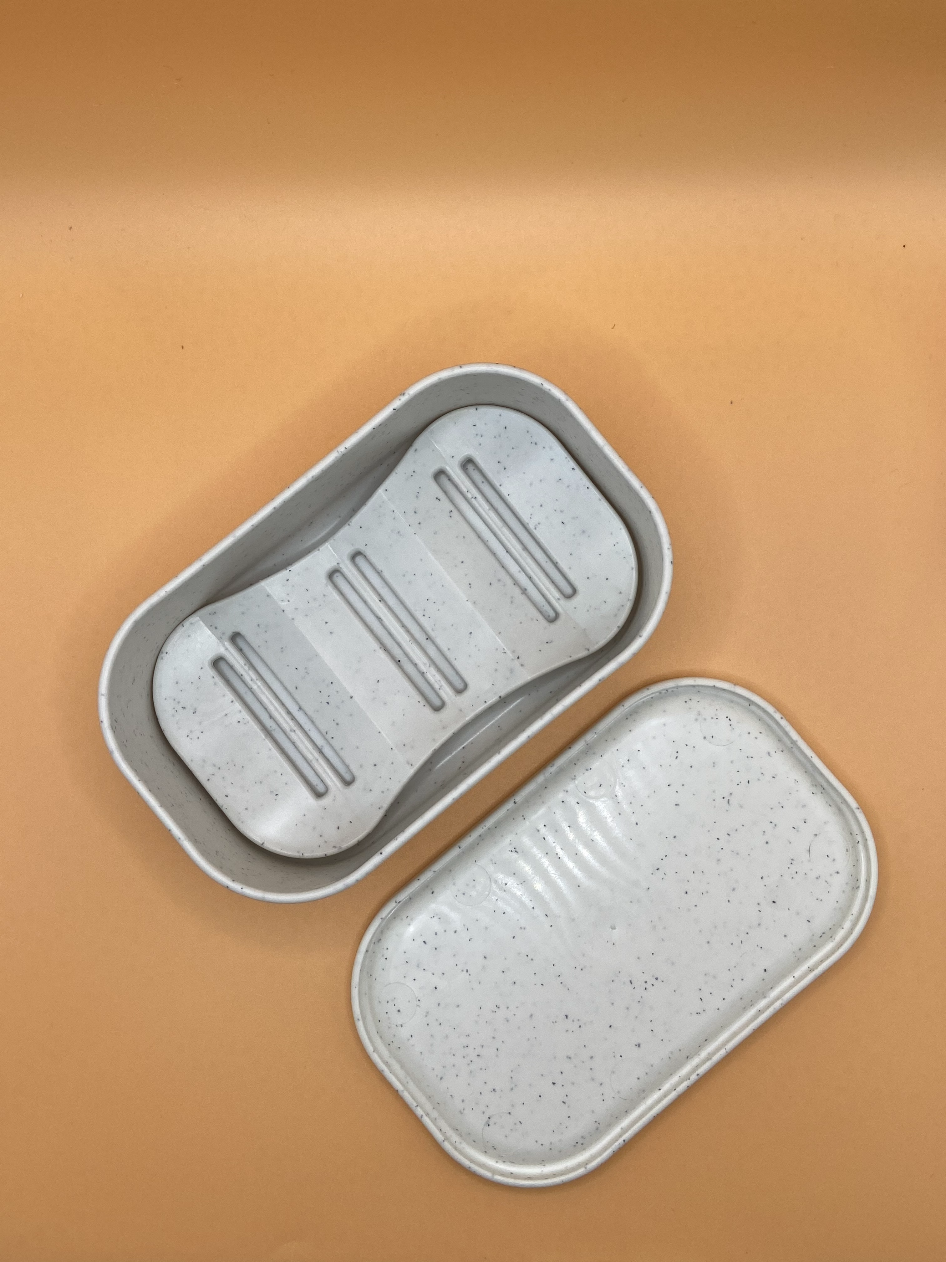 Travel soap box (white; without lid)